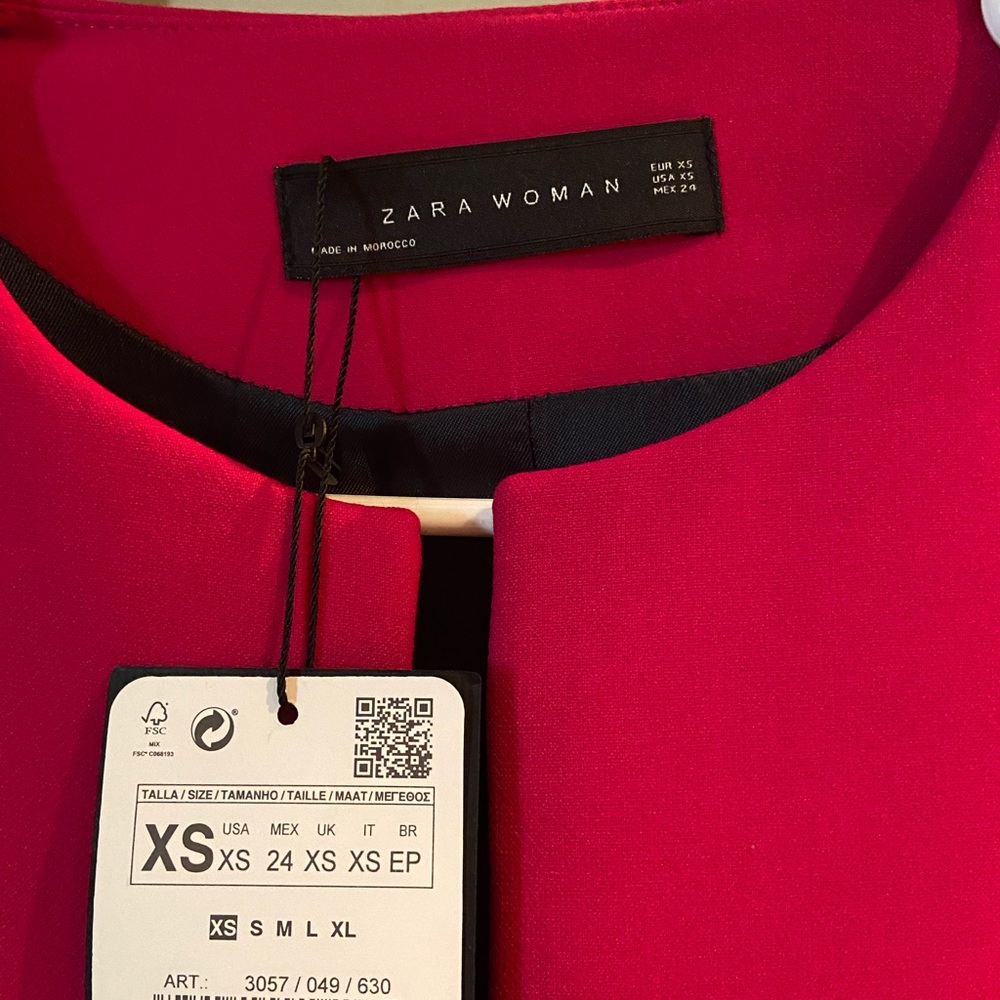 Zara hot pink  XS-Small new with tag